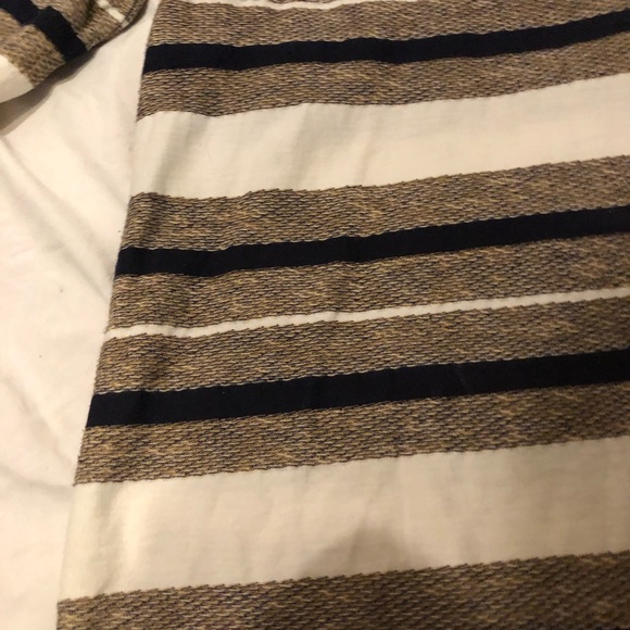 J crew quarter sleeve stripe shirt - Picture 2 of 4